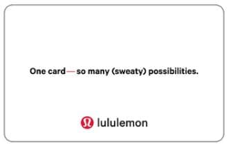Lululemon Gift Card GBP